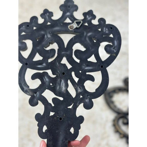 VTG Set Of 2 Syroco Elaborate Baroque Skeleton Key Large Wall Decor- 16.5"-23" - Picture 6 of 9